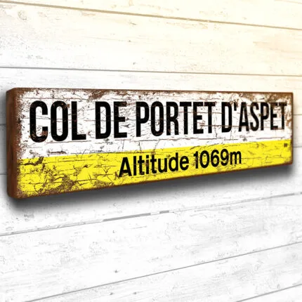 Col de Portet d'Aspet Wood 40cm France Cycle Road Tour Alps Bike