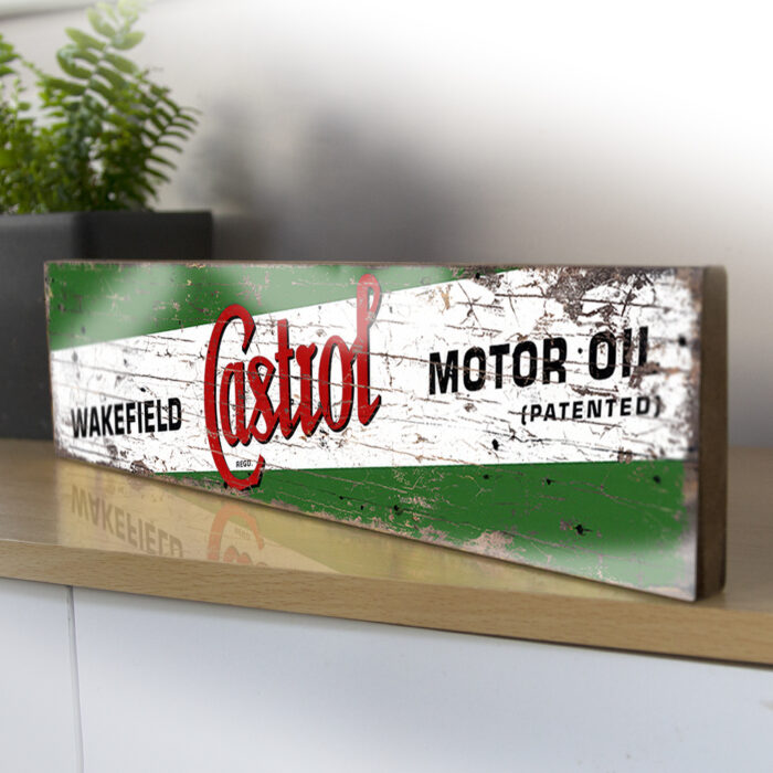 Castrol Motor Oil Vintage Style Sign