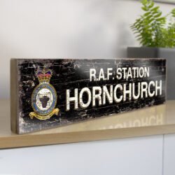 RAF Station Hornchurch Sign - Enhance Your Space with Vintage Aviation Appeal